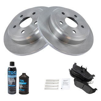 TRQ® - Rear Disc Brake Kit with Ceramic Pads