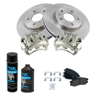 TRQ® - Front Disc Brake Kit with Ceramic Pads and Calipers