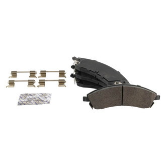 TRQ® - Front Disc Brake Kit with Semi-Metallic Pads