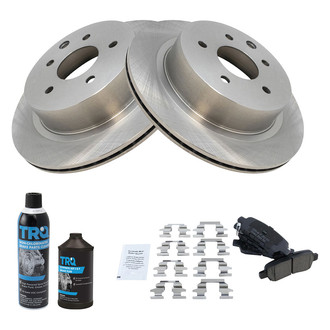 TRQ® - Rear Disc Brake Kit with Ceramic Pads