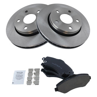 TRQ® - Front Disc Brake Kit with Ceramic Pads