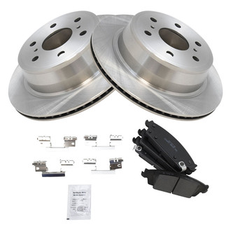 TRQ® - Rear Disc Brake Kit with Ceramic Pads