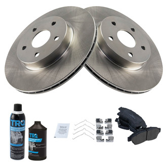 TRQ® - Front Disc Brake Kit with Ceramic Pads