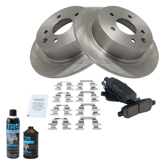 TRQ® - Rear Disc Brake Kit with Ceramic Pads