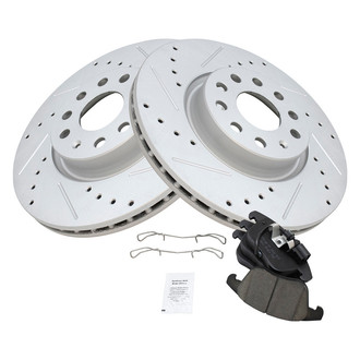 TRQ® - Performance Ceramic Front Brake Kit