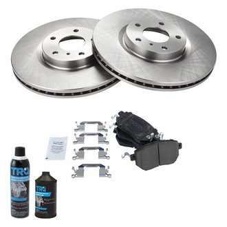 TRQ® - Front Disc Brake Kit with Ceramic Pads