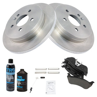 TRQ® - Rear Disc Brake Kit with Ceramic Pads