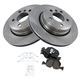 TRQ® - Rear Disc Brake Kit with Ceramic Pads