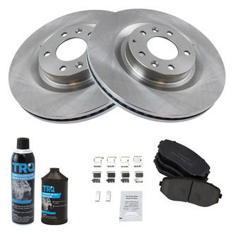 TRQ® - Front Disc Brake Kit with Ceramic Pads