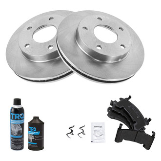 TRQ® - Rear Disc Brake Kit with Semi-Metallic Pads