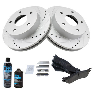 TRQ® - Performance Ceramic Front Brake Kit