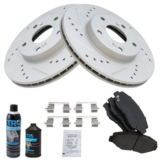 TRQ® - Performance Ceramic Front Brake Kit