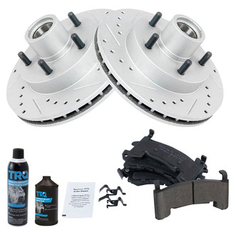 TRQ® - Performance Ceramic Front Brake Kit