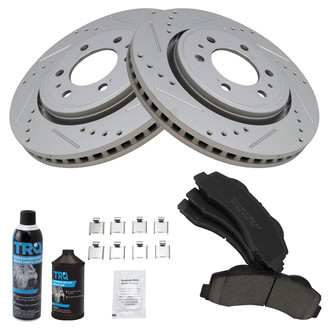 TRQ® - Performance Ceramic Front Brake Kit