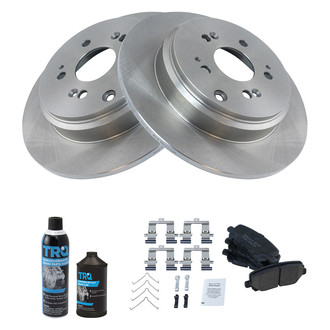 TRQ® - Rear Disc Brake Kit with Ceramic Pads