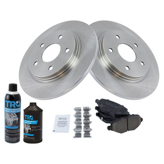 TRQ® - Rear Disc Brake Kit with Ceramic Pads