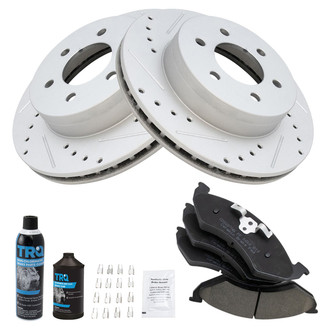 TRQ® - Performance Ceramic Front Brake Kit