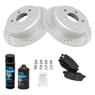 TRQ® - Performance Ceramic Rear Brake Kit