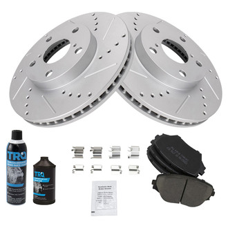 TRQ® - Performance Ceramic Front Brake Kit
