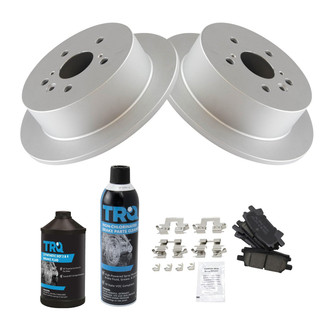 TRQ® - Rear Disc Brake Kit with Ceramic Pads