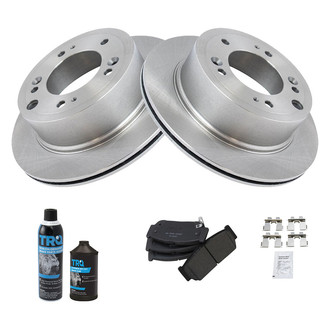 TRQ® - Rear Disc Brake Kit with Ceramic Pads