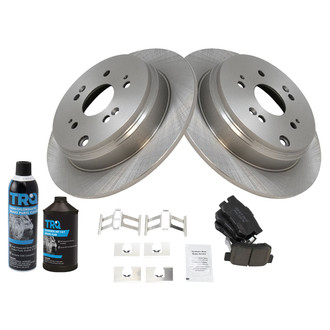 TRQ® - Rear Disc Brake Kit with Ceramic Pads