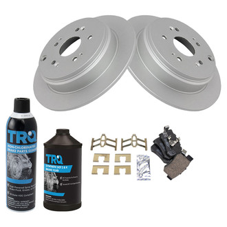 TRQ® - Rear Disc Brake Kit with Ceramic Pads