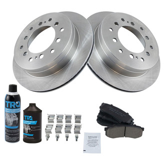 TRQ® - Rear Disc Brake Kit with Ceramic Pads