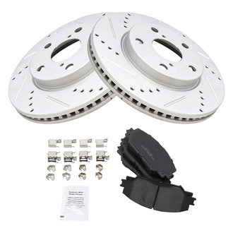 TRQ® - Performance Ceramic Front Brake Kit