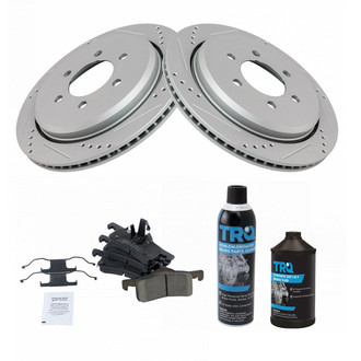 TRQ® - Performance Ceramic Rear Brake Kit