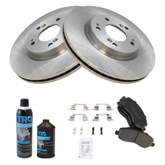 TRQ® - Front Disc Brake Kit with Ceramic Pads