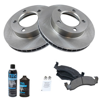 TRQ® BKA16211 - Front Disc Brake Kit with Ceramic Pads