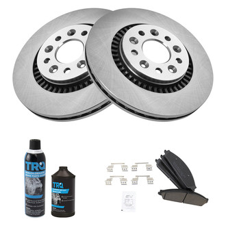TRQ® - Front Disc Brake Kit with Ceramic Pads