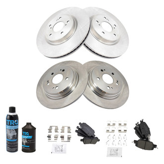 TRQ® - Disc Brake Kit with Ceramic Pads