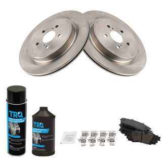 TRQ® - Rear Disc Brake Kit with Ceramic Pads