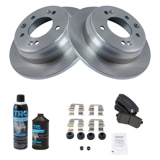 TRQ® - Rear Disc Brake Kit with Ceramic Pads