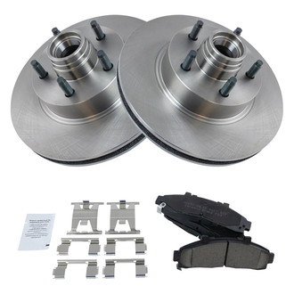 TRQ® - Front Disc Brake Kit with Ceramic Pads