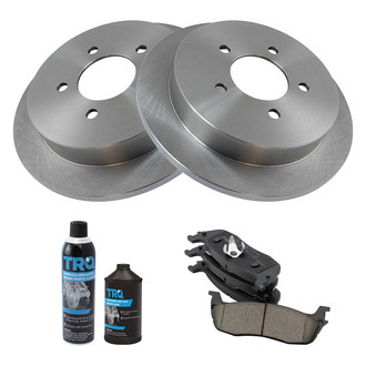 TRQ® - Rear Disc Brake Kit with Ceramic Pads