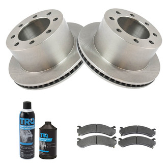 TRQ® - Rear Disc Brake Kit with Ceramic Pads