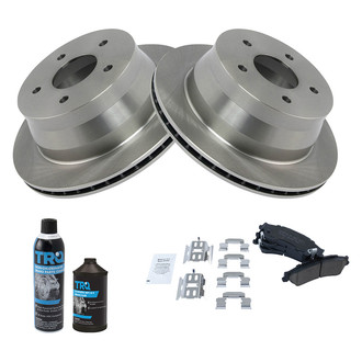 TRQ® - Rear Disc Brake Kit with Ceramic Pads