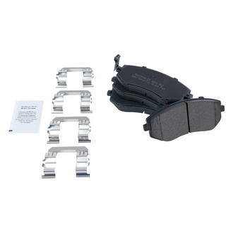 TRQ® - Front Disc Brake Kit with Semi-Metallic Pads