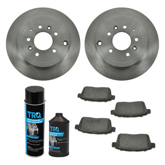 TRQ® - Rear Disc Brake Kit with Ceramic Pads