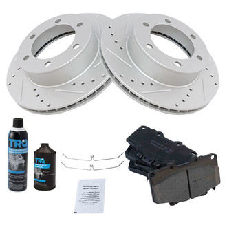 TRQ® - Performance Ceramic Front Brake Kit