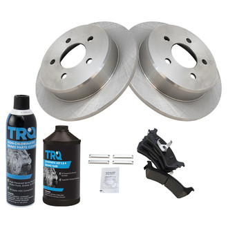 TRQ® - Rear Disc Brake Kit with Ceramic Pads