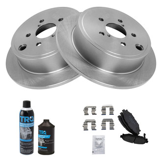 TRQ® - Rear Disc Brake Kit with Ceramic Pads