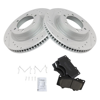 TRQ® - Performance Ceramic Front Brake Kit