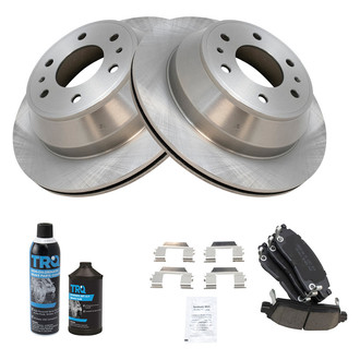 TRQ® - Rear Disc Brake Kit with Ceramic Pads