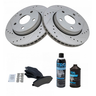 TRQ® - Performance Ceramic Front Brake Kit