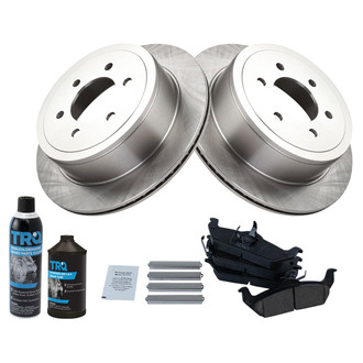 TRQ® - Rear Disc Brake Kit with Ceramic Pads