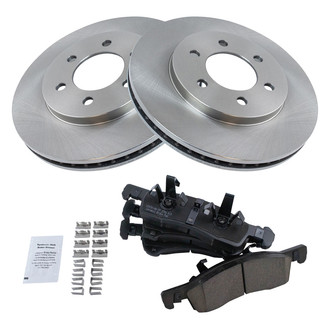 TRQ® - Front Disc Brake Kit with Ceramic Pads